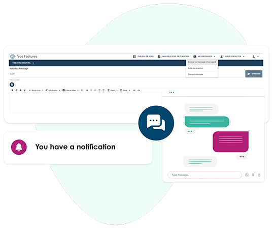 Comuniquese facilmente con sus clientes